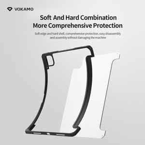 Support en cuir PU étui de protection pour tablette mince pour iPad Pro 11 iPad Pro 12.9 2021 housse de protection rigide au toucher doux pour tablette - Product Image 2