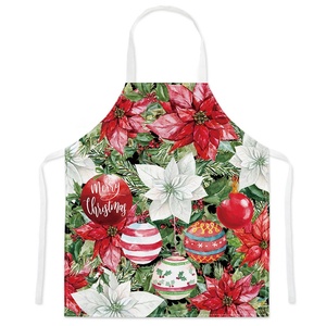 Delantales de Cocina Navideños, Ideales como Regalo para <span class=keywords><strong>Adultos</strong></span> y Niños, Delantal de Cocina con Estampado de Dibujos Animados, Transpirable y Antimanchas - Product Image 3