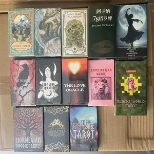 Cartas de Tarot de Adivinación en Oferta, Baraja de Afirmaciones Positivas Ecológica, Cartas de Tarot de Papel con Guía en Venta - Product Image 4