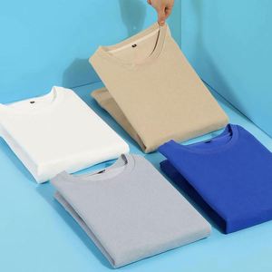 H5482 Vente en gros de sweats à col rond doublés en molleton français 100% coton 420 g/m², sweats à capuche et sweats pour hommes en grandes tailles - Product Image 3