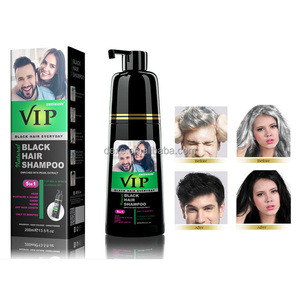 Crema Colorante per Capelli Nera Naturale all'Olio di Argan ad Azione Rapida, <span class=keywords><strong>Senza</strong></span> <span class=keywords><strong>Ammoniaca</strong></span>, Copre i Capelli Grigi, Non Danneggia la Pelle, Marchio Proprietario di Fabbrica - Product Image 6