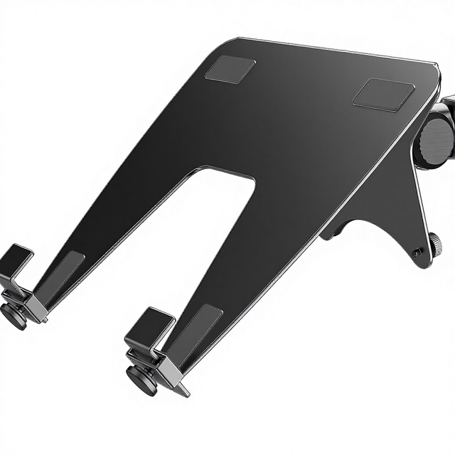 Metal Laptop Tray Monitor Arm VESA Mount 100x100mm Sporty Office Desk Accessories Black