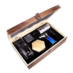 Meilleure Vente CHEERS <span class=keywords><strong>Kit</strong></span> Fumeur de Cocktails Écologique en Métal, Ensemble de Fumage de Whisky avec Torche, Design Personnalisé, <span class=keywords><strong>Kit</strong></span> Fumeur de Whisky Bourbon - Product Image 3
