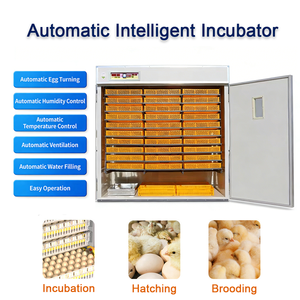 1056卵全自動キャビネットインキュベーターハッチャーインテリジェント制御家禽インキュベーター卵孵化機 - Product Image 2