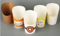 Gobelets jetables en papier kraft pour nouilles, biscuits, chewing-gum, frites, pop-corn, gaufres - Idéaux pour les plats à emporter, les fêtes et la pâtisserie