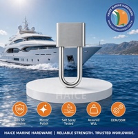 Cadenas de sécurité en acier inoxydable 304 à longue manille pour usage marin, étanche, antirouille, anti-effraction, 40 mm, accessoires pour yachts et bateaux