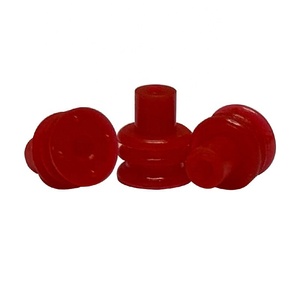 Bouchon d'étanchéité en <span class=keywords><strong>silicone</strong></span> rouge pour connecteur automobile, joint d'étanchéité - Product Image 1