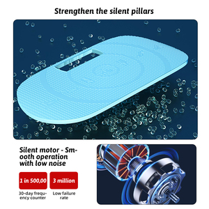 Nueva Plataforma Vibratoria <span class=keywords><strong>Mini</strong></span> Moderna para Ejercicio con Control Remoto Inalámbrico para Quemar Grasa Corporal y Masaje Crazy Fit - Product Image 3