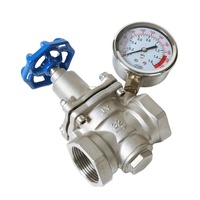 Vanne de réduction de pression à diaphragme en acier inoxydable 304 HanQian, réglable, YZ11X-16P, vanne de régulation de pression de conduite d'eau 1