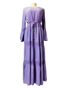 Nouvelle robe à la mode musulmane pour robe d'été à fleurs - Product Image 1