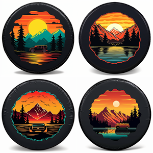 <span class=keywords><strong>LOGO</strong></span> et taille personnalisés couverture de pneu couverture de pneu couverture de roue - Product Image 4