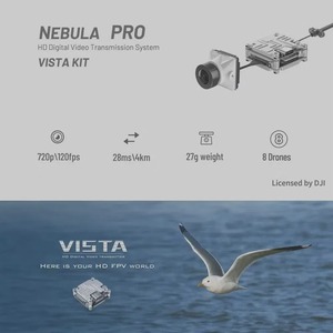 Système de caméra numérique FPV HD Caddx Nebula PRO Vista 720p 120fps à faible latence pour lunettes FPV DJI et drones FPV - Product Image 2