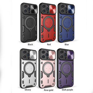 เคสโทรศัพท์แม่เหล็กมีห่วงโลหะขาตั้งสำหรับ <span class=keywords><strong>VIVO</strong></span> Y02 Y21 Y33S Y21S Y36 V21ฝาครอบป้องกันเลนส์ Y78 - Product Image 6