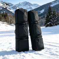 Housse de protection rigide pour snowboard, personnalisable, portable, légère, antivol, amovible, imperméable, entièrement rembourrée, sac de ski