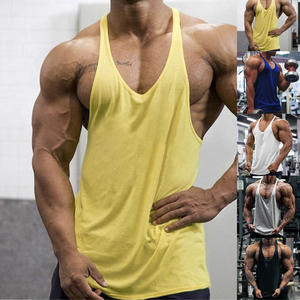 Chaleco Deportivo Casual de Verano para Hombre, Marca Wish, para Fitness y Running, de Algodón con Tirantes Finos, Color Sólido - Product Image 2