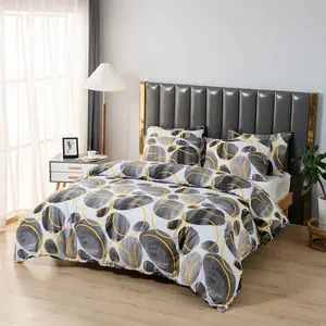 Drops hipping Günstiger Preis 3Pc Polyester Bettwäsche Set Bett bezug Set Bettwäsche Sets Sammlungen