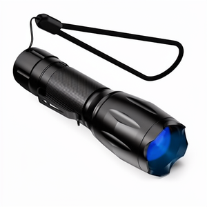 Lampe torche <span class=keywords><strong>ANSMANN</strong></span> UV LED 400nm à focalisation continue, 4 modes, pour vérifications d'hygiène, chasse et pêche, lumière ambre, intensité réglable - Product Image 1
