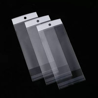 Sacs BOPP transparents personnalisés avec fermeture autocollante et impression en gravure pour l'emballage de cadeaux et d'artisanat