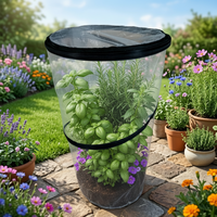 Mini serre 2025 en acier et PE, facilement assemblable, écologique, étanche, accélère la croissance des plantes, serre pop-up pour tomates d'intérieur