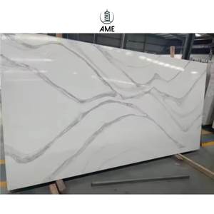 Dalles de quartz Calacatta gris livraison usine – Prix du quartz Calacatta - Product Image 1