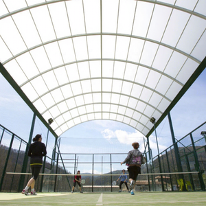 EXITO Cancha de Pádel de Alta Calidad con Techo, Canchas de Pádel Prefabricadas Interiores, Paquetes de Canchas de Pádel Exteriores - Product Image 1