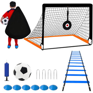 Portatile Full Field Trainer Net squadra pieghevole portiere di formazione sport Club giochi con la palla Base in metallo configurazione rapida per bambini <span class=keywords><strong>obiettivo</strong></span> di calcio - Product Image 5