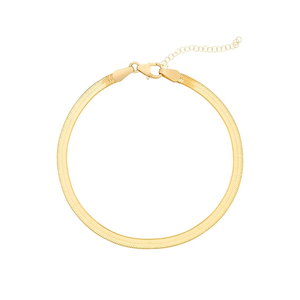 Pulsera de Serpiente Plana Simple de Plata de Ley 925 ROXI para Mujer, Estilo Moderno - Product Image 1