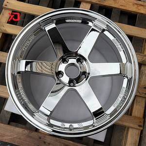 ล้อฟอร์จชุบโครเมียมขัดเงา ขนาด <span class=keywords><strong>17</strong></span> 18 19 20 นิ้ว <span class=keywords><strong>Volk</strong></span> Racing Te37sl 5x112 5x114.3 5x120 สำหรับ Q50 Q60 G37 M340i Avalon - Product Image 2