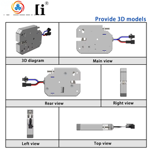Serrure de porte de casier de supermarché intelligente sans clé SHMi XG07C pour contrôle de distributeur automatique sans personnel, entraxe 60 mm, petite boîte aux lettres, fabriquée en Chine - Product Image 4