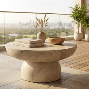 Tavolino da Caffè Personalizzato <span class=keywords><strong>in</strong></span> Fibra di Vetro Effetto <span class=keywords><strong>Marmo</strong></span>, Arredamento da <span class=keywords><strong>Esterno</strong></span> <span class=keywords><strong>in</strong></span> Fibra di Vetro - Product Image 2