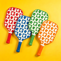 Fiberglas Pickleball Raketi Özelleştirilmiş Baskı Desteği Yeni Başlayanlar İçin Eğlence Sporu Spor Mağazası Toptan Tedarik