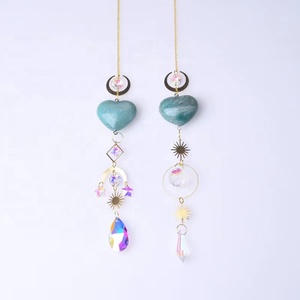 Ornamenti in Cristallo Acchiappasole Pietra Naturale di <span class=keywords><strong>Agata</strong></span> Fai-da-Te Personalizzabile Decorazione <span class=keywords><strong>Casa</strong></span> Finestra Giardino Ciondoli Pendenti - Product Image 5