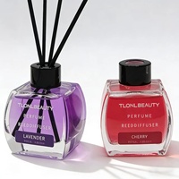 Diffuseur de parfum de luxe en verre pour voiture avec parfum naturel de pastèque à évaporation naturelle pour la maison et la voiture, emballage portable