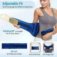 Coussin chauffant micro-ondable pour soulager les douleurs dorsales, enveloppe chauffante lestée pour les crampes, la sciatique, la taille, l'estomac, la hanche, les douleurs musculaires