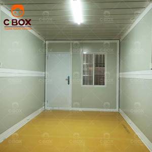 Cbox Modern Hotel, Caseta de Vigilancia Prefabricada Modular, Casas de Guardia, Edificio de Oficinas, Panel Sándwich de Acero, Dormitorio, Casa Contenedor Plegable - Product Image 4