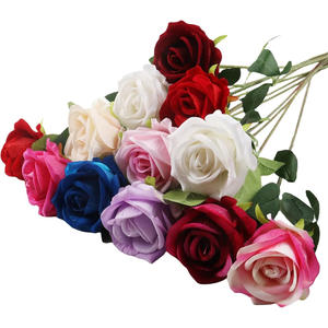 Prix de gros usine – Nouvelle rose artificielle en soie, toucher réel, hydratante, faite à la main, écologique, pour la Saint-Valentin - Product Image 1