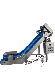 High Quality Stainless Steel <strong>Inclined</strong> <strong>Conveyor</strong> Belt Food Beverage Farm Use-Adjustable Speed Customizable Dimensions Easy Clean - Product Image 2
