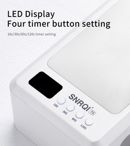 Secador de lámpara de uñas UV profesional de 72W con 60 cuentas LED Sensor automático y 4 temporizadores Enchufe DE LA UE Diseño de metal de plástico de alta potencia - Product Image 6