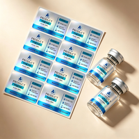 Maßgefertigte Medizin-Peptid-Etiketten 3ml/10ml Flaschen Tablettenverpackung Aufkleber Vinyl-Material Stark Hitzebeständig Barcode