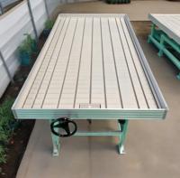 Banc de pépinière hydroponique en alliage d'aluminium de lit de graines de marée robuste pour la culture d'inondation et de drainage