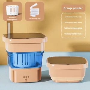 <span class=keywords><strong>Machine</strong></span> à <span class=keywords><strong>laver</strong></span> pliante portable de grande capacité de 15L Mini élution automatique tout-en-un pour dortoir et laveuse pliable à utiliser - Product Image 6