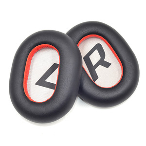 Coussinets d'oreille de remplacement pour Poly Plantronics BackBeat Pro 2 Voyager 8200 UC, en cuir protéiné de qualité supérieure, éponge haute densité - Product Image 2