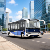 TENGLONG Mini-bus électrique personnalisé de 6 m à suspension pneumatique à plancher bas pour le transport public K6E