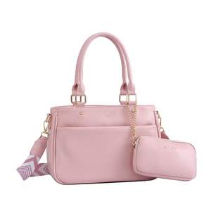 Nouveau sac à bandoulière imperméable à fermeture éclair, couleur unie, grande capacité, taille moyenne en PU pour femmes - Product Image 2