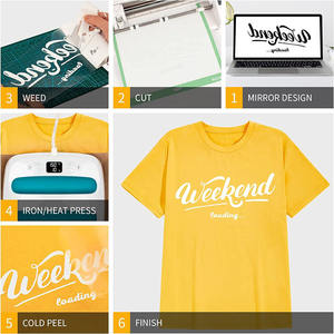 थोक psगोल्ड एचटीवी हीट ट्रांसफर-टी-शर्ट नाम ब्रांड के लिए विनाइल स्टिकर रोल डिजाइन - Product Image 4