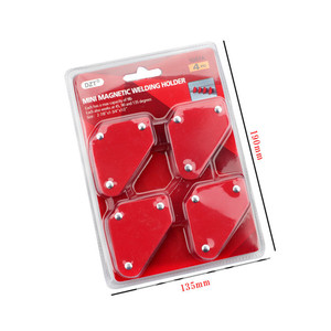 DZT <b>Mini</b> Magnetic Welding Holder 4 <b>Pc</b> Triangular 9Lb Capacity For Electric Welding - Product Image 1
