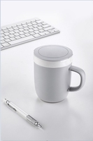 Cadeaux d'entreprise personnalisés Tasse à café avec doublure intérieure en céramique Cadeau d'affaires Tasse en céramique Idéal pour le bureau et la maison