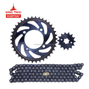 <span class=keywords><strong>Cadena</strong></span> <span class=keywords><strong>Dorada</strong></span> para Motocicleta KAMTHAI 420 <span class=keywords><strong>428</strong></span> 428H 520, Piñón de <span class=keywords><strong>Cadena</strong></span> para Motocicleta <span class=keywords><strong>428</strong></span> 38T, <span class=keywords><strong>Cadena</strong></span> para Motocicleta 114L para YAMAHA EXCITER MOI - Product Image 3