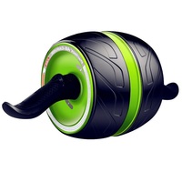 Fabrication chinoise Offre Spéciale Machine d'exercice intérieur Ab Coaster Gym Fitness roue de rouleau abdominal résilient avec genouillère