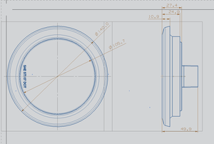 Scalare Scalare <span class=keywords><strong>Ruby</strong></span> Look 4Inch Vòng 16Red Điốt 12V Xe Tải Máy Kéo LED Rẽ Phía Sau Đèn Đuôi Đèn - Product Image 6